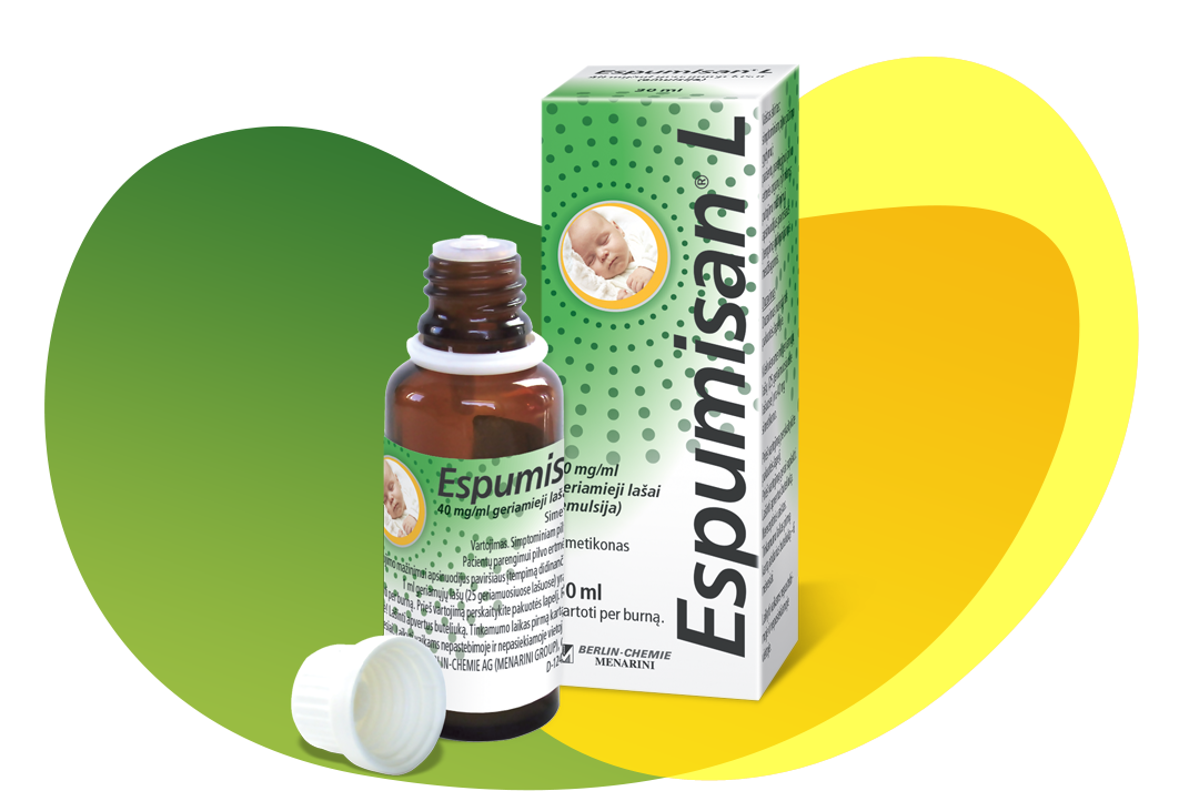 Espumisan® L 40 mg/ml geriamieji lašai (emulsija)